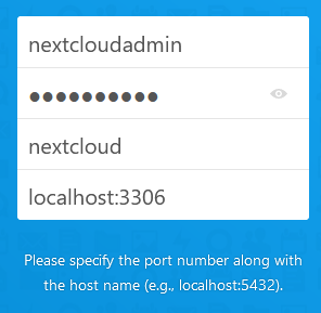 Conectando Nextcloud a base de datos MySQL