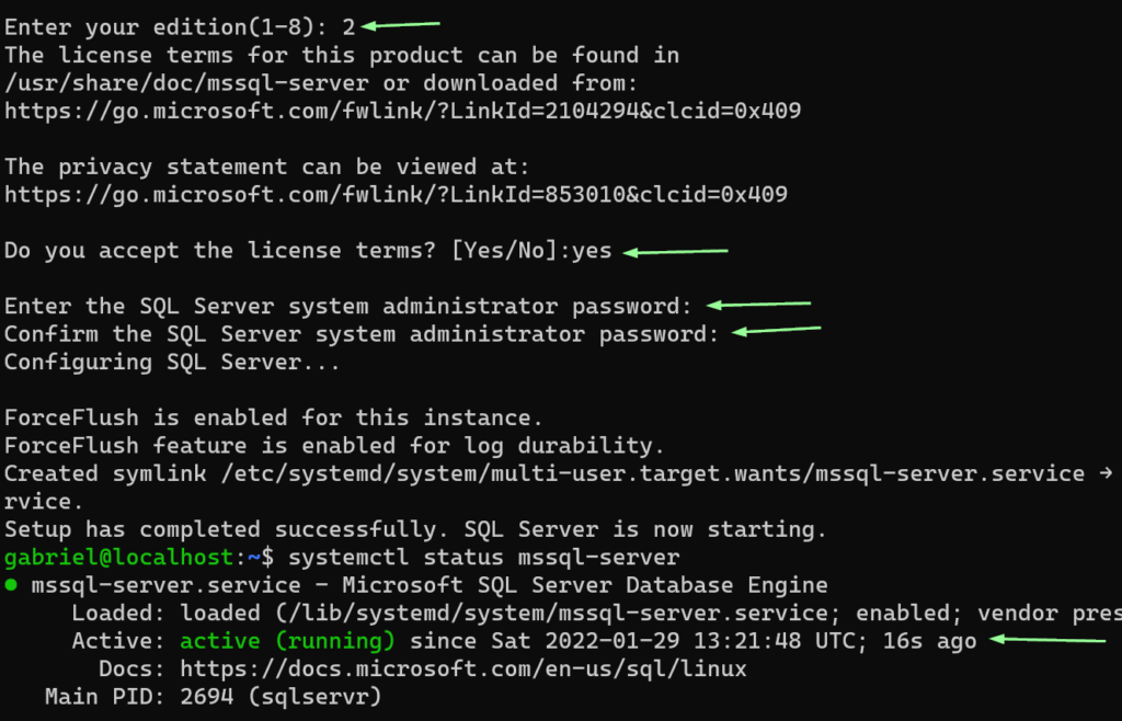 como instalar sql server en ubuntu 20.04 3