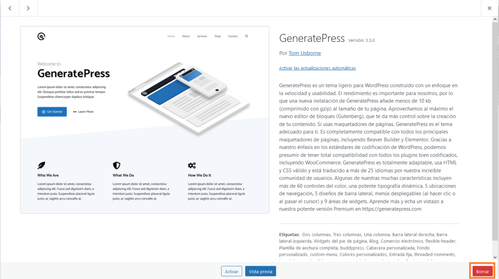 generatepress wordpress