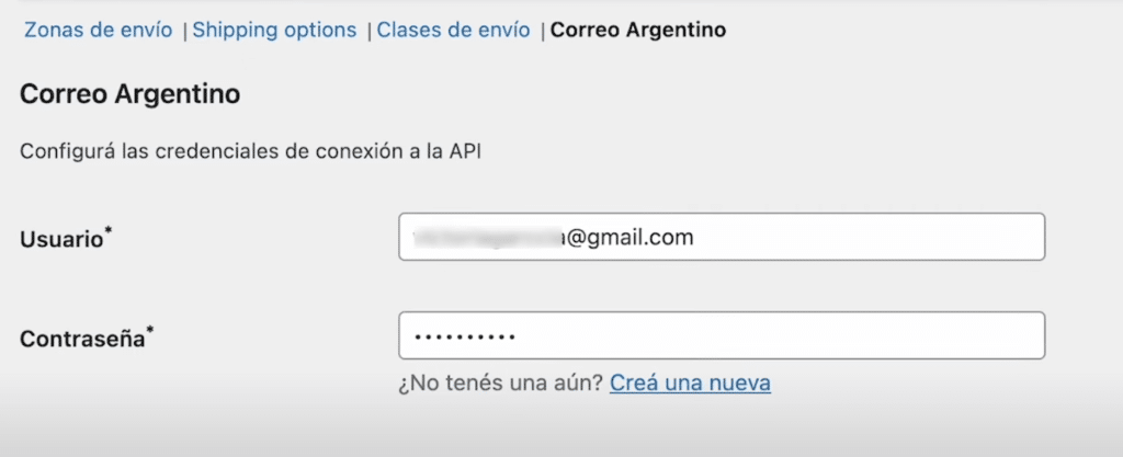 Integrar Correo Argentino en WooCommerce 3