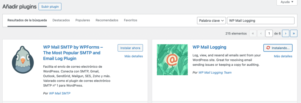 Logs de correo en WordPress-1