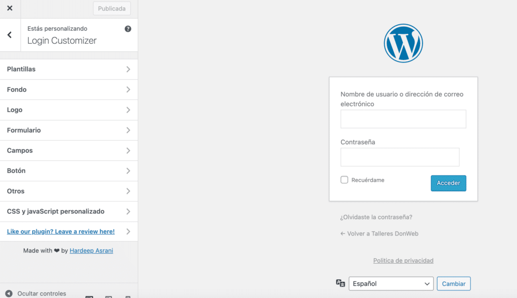 Personalizar el dashboard en WordPress-10