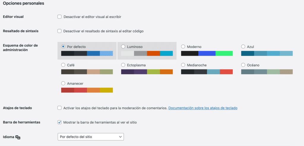 Personalizar el dashboard en WordPress-4