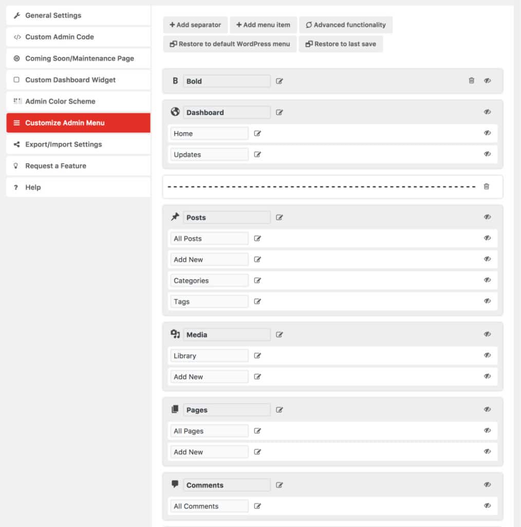 Personalizar el dashboard en WordPress-7