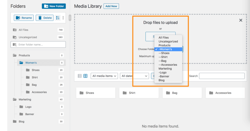 Restringir la biblioteca de medios en WordPress-10