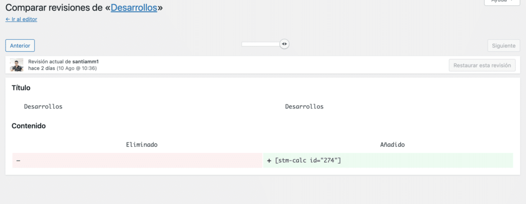 Revisiones en WordPress-6