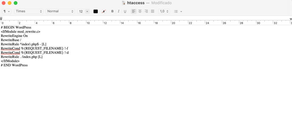 Reparar el archivo htaccess-3